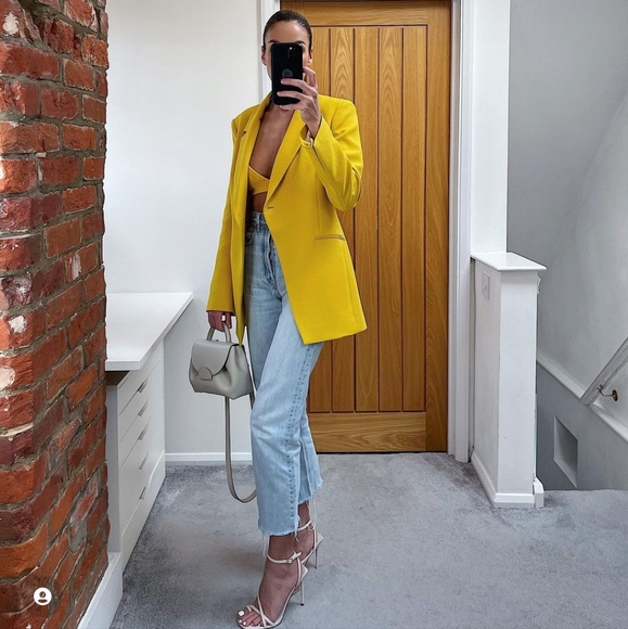 Yellow Zara blazer - Picture 6 of 10